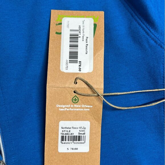 NWT TASC Northstar Performance Fleece 1/2 Zip Jack Frost Big Boulder JFBB Small - Picture 9 of 12